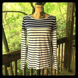 Women’s J Crew stripped top.